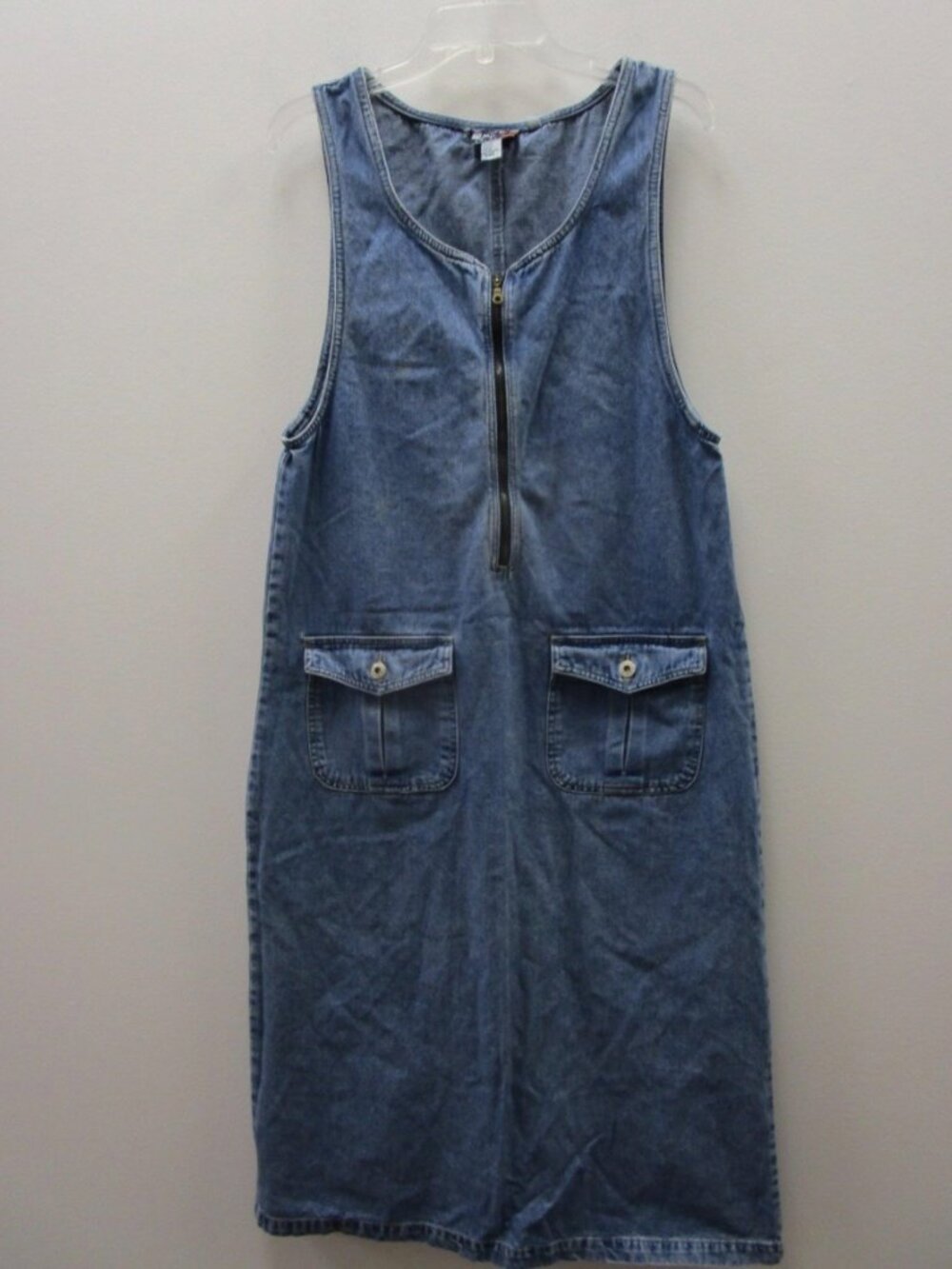 J.L.N.Y. Denim Sleeveless Maxi Dress -- EUC